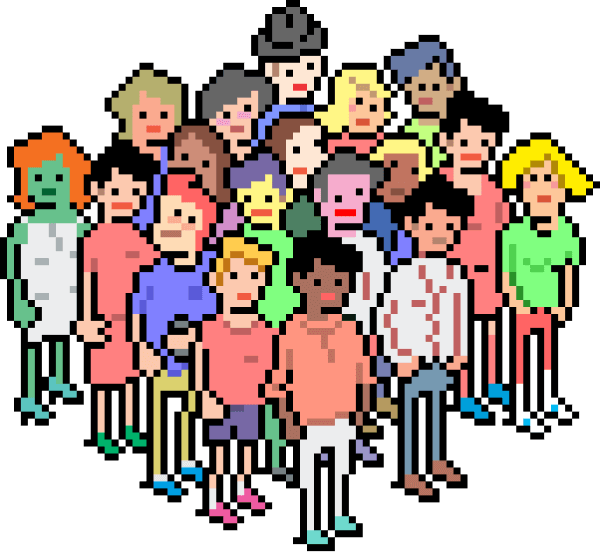 crowd-front